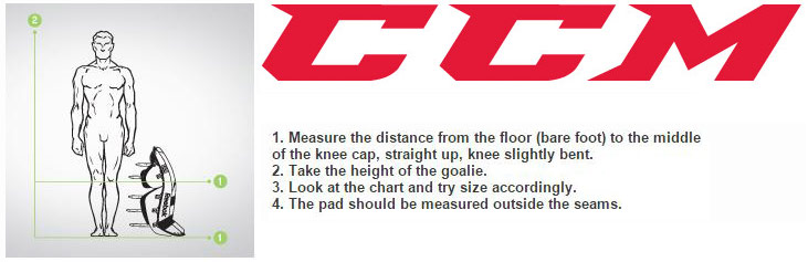 Hockey Goalie Size Chart